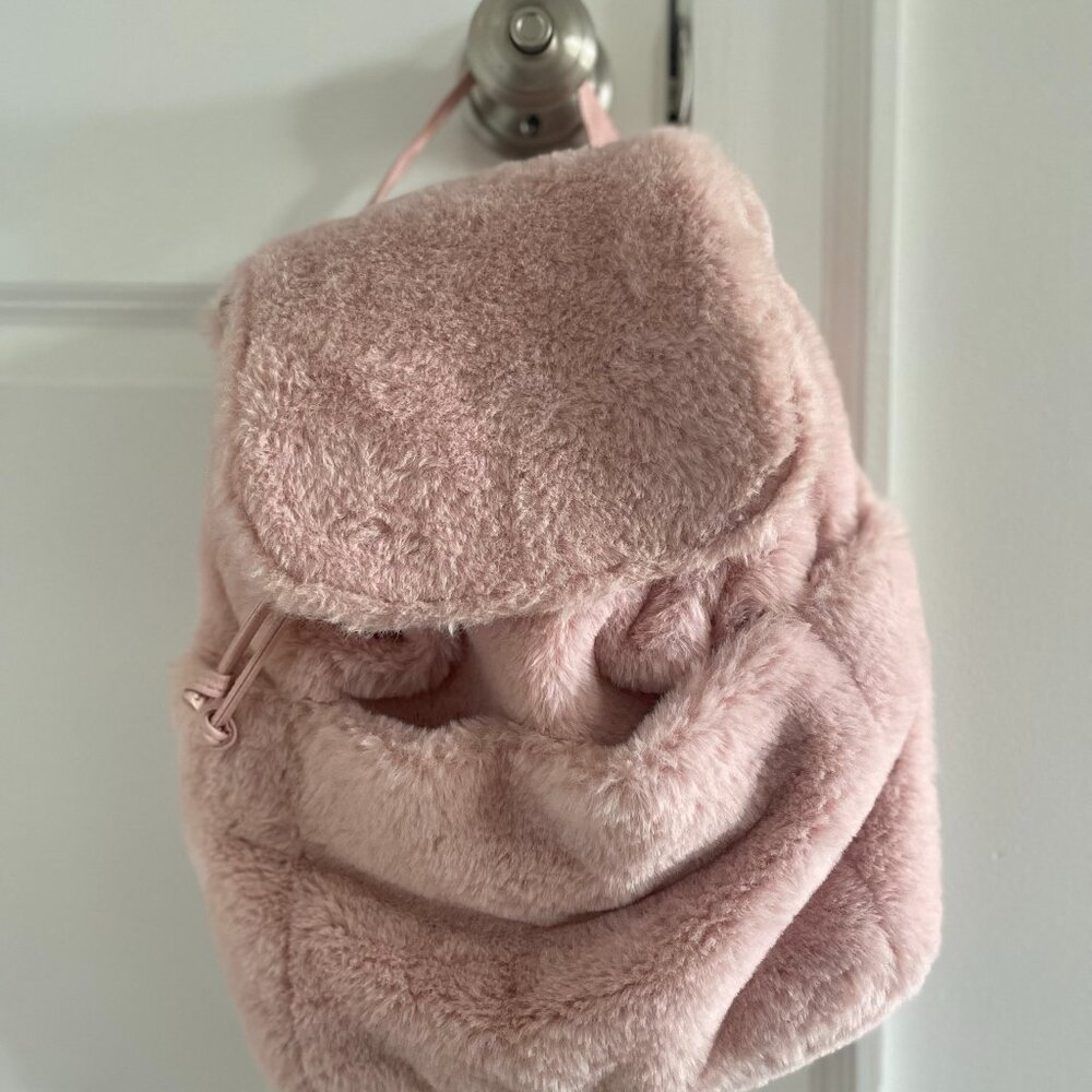 fluffy backpack